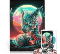 Rompecabezas de 2000 Piezas para Adultos “Dragón” Hecho de Papel，para Mayores de 14 años Juego Intelectual Trato como Regalo para Toda la Familia。tamaño：70x100cm/27.5x39.3pulgada