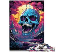 Rompecabezas de 2000 piezas para adultos El mundo de las calaveras de fantasía, rompecabezas educativos, 27.56 x 39.37 pulgadas para adolescentes a partir de 14 años