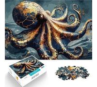 Rompecabezas de 2000 Piezas para Adultos El Pulpo Dorado Entrena tu Cerebro y Tus Manos Actividades Divertidas en casa, Regalos de cumpleaños, Regalos de Viaje, 70x100cm