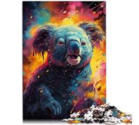 Rompecabezas de 2000 piezas para adultos El rompecabezas de dibujos animados Koala es ideal como regalo para toda la familia de 27,56 pulgadas x 39,37 pulgadas para los 14 años