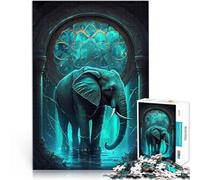 Rompecabezas de 2000 Piezas para Adultos Elefante Mundo mítico Juguetes Juegos Educativos Antiestrés Regalo para cumpleaños 70x100cm