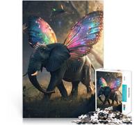 Rompecabezas de 2000 Piezas para Adultos Elefante Volador con alas para divertirse en Familia Regalos de cumpleaños, Regalos, Arte Mural 70x100cm
