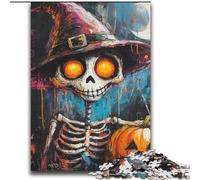 Rompecabezas de 2000 Piezas para Adultos, Esqueleto de Halloween, para Mayores de 14 años, Juegos educativos para Adultos y Adolescentes, Obra de Arte, Regalo, 70x100cm