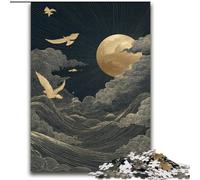 Rompecabezas de 2000 Piezas para Adultos, Estilo japonés, Olas, desafiante, Divertido y Divertido, con póster y Hoja de Trivia a Juego, 70x100cm