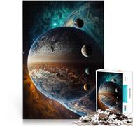 Rompecabezas de 2000 Piezas para Adultos Exoplaneta Wolf Juguete Educativo Intelectual descompresor Regalos de Amigo Secreto 70x100cm
