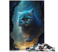 Rompecabezas de 2000 piezas para adultos, gato persa, juego familiar Fairyland para regalo de cumpleaños de 27.55 x 39.37 pulgadas, adecuado para adolescentes de 14 años en adelante
