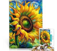 Rompecabezas de 2000 Piezas para Adultos “Girasol Brillante” Hecho de Papel,para Mayores de 14 años Juguete Educativo Intelectual descompresor Juegos Juguetes Regalo。tamaño:70x100cm