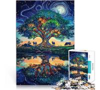 Rompecabezas de 2000 Piezas para Adultos “Hermoso árbol” Hecho de Papel，para Mayores de 14 años Interesante reducción del estrés Regalos para Amigos y Familiares。tamaño：70x100cm/27.5x39.3pulgada