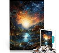 Rompecabezas de 2000 Piezas para Adultos Hermoso Cielo Nocturno Entrena tu Cerebro y Tus Manos Interacción Entre Padres e Hijos 70x100cm
