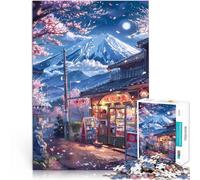 Rompecabezas de 2000 piezas para adultos, hermoso rompecabezas educativo de Monte Fuji, juego familiar, 27.56 x 39.37 pulgadas, lista de deseos de Navidad con Papá Noel