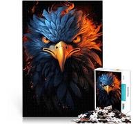 Rompecabezas de 2000 Piezas para Adultos Incendio del Orgullo del Águila Americana Juego Intelectual Decoración del hogar 70x100cm