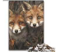 Rompecabezas de 2000 Piezas para Adultos, Juego Familiar de Zorros del Bosque, antiestrés, desafío difícil, Adecuado para Parejas, 70x100cm