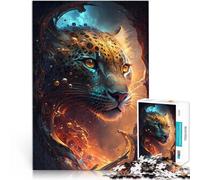 Rompecabezas de 2000 Piezas para Adultos Leopardo Guepardo jaguares Juguetes de Juego desafiantes Decoración del hogar 70x100cm