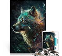 Rompecabezas de 2000 Piezas para Adultos “Lobo Dulce” Hecho de Papel,para y a Partir de 14 años Juego Imposible Donación de Obras de Arte。tamaño:70x100cm/27.5x39.3pulgada