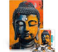 Rompecabezas de 2000 Piezas para Adultos Meditación de Buda Hecho de cartón para Mayores de 14 años Juegos relajantes Mejorar el Amor Entre Parejas tamaño：70x100cm