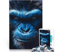Rompecabezas de 2000 Piezas para Adultos “Mono Azul” Hecho de Papel，para Mayores de 14 años Juegos educativos Regalo Divertido para la Familia。tamaño：70x100cm/27.5x39.3pulgada