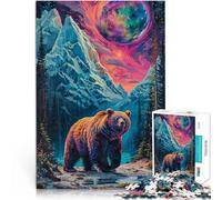 Rompecabezas de 2000 piezas para adultos, oso en las montañas, regalos de 27.56 x 39.37 pulgadas, ideas de regalo para adolescentes de 14 años en adelante