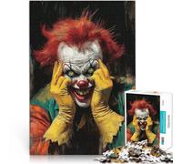 Rompecabezas de 2000 Piezas para Adultos Payaso Malvado Loco Matar el Tiempo en Vacaciones en casa Regalos de cumpleaños 70x100cm