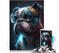 Rompecabezas de 2000 Piezas para Adultos “Perro bóxer” Hecho de Papel,para Mayores de 14 años Matar el Tiempo en Vacaciones en casa Decoración de Pared cumpleaños y Navidad.。