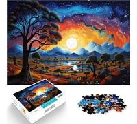 Rompecabezas de 2000 piezas para adultos, puesta de sol, decoración del hogar, 27.56 x 39.37 pulgadas, obras de arte para adolescentes de 14 años en adelante