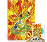 Rompecabezas de 2000 Piezas para Adultos Rana de Arte Pop Estilo cubista Juguetes de Juego Trato como Regalo para Toda la Familia 70x100cm