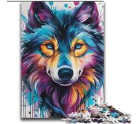 Rompecabezas de 2000 Piezas para Adultos, Regalo de Arte Animal de Lobo para Mayores de 14 años, Juguete Educativo Intelectual descompresor, Gran Regalo, 70x100cm