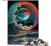 Rompecabezas de 2000 Piezas para Adultos, Regalo de Olas de Colores, Juego desafiante, Ideal para Toda la Familia, 70x100cm