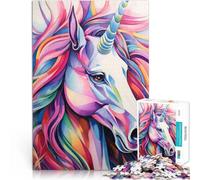 Rompecabezas de 2000 Piezas para Adultos Retrato de Primer Plano de un Unicornio Juego de Preguntas Grandes Regalos y Juguetes 70x100cm