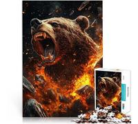 Rompecabezas de 2000 Piezas para Adultos Rey Oso Juguetes educativos de Aprendizaje Juegos Familiares para la decoración del hogar 70x100cm