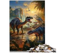 Rompecabezas de 2000 piezas para adultos, rompecabezas práctico del mundo de dinosaurios, juego único de cumpleaños de 27.56 x 39.37 pulgadas para adolescentes mayores de 14 años