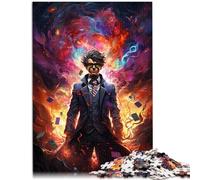Rompecabezas de 2000 piezas para adultos, tarjeta del lado oscuro, juego de rompecabezas para mago, alivio del estrés, Staycation, matar el tiempo, 27.56 x 39.37 pulgadas para niños de 14 años
