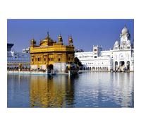 Rompecabezas de 2000 piezas para adultos, templo de oro de Amritsar en la India, regalo de juego, decoración del hogar y recuerdo turístico