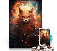 Rompecabezas de 2000 piezas para adultos The Mysterious Fox Puzzles Regalos de 27.56 x 39.37 pulgadas, cada pieza es única, desafiante juego divertido familiar
