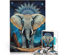 Rompecabezas de 2000 Piezas para Adultos “Tótem del Elefante” Hecho de Papel,Apto para Mayores de 14 años. Aprendizaje Educativo Cumpleaños tamaño:70x100cm/27.5x39.3pulgada