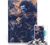 Rompecabezas de 2000 Piezas para Adultos Violinista de Azul Reducción del estrés Interesante Adecuado para decoración de Escritorio. 70x100cm