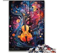 Rompecabezas de 2000 Piezas para Adultos y Adolescentes, Colorido violín, Juegos educativos, decoración del hogar, Regalo de cumpleaños, Regalos para Mayores de 14 años, 70x100cm