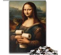 Rompecabezas de 2000 Piezas para Adultos y Adolescentes, diseño Abstracto de Mona Lisa, Juego Intelectual para decoración del hogar a Partir de los 14 años, 70x100cm