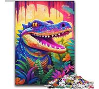 Rompecabezas de 2000 Piezas para Adultos y Adolescentes, diseño de cocodrilos del Nilo, Juguetes educativos para la Familia, Ideal para decoración de Escritorio, 70x100cm