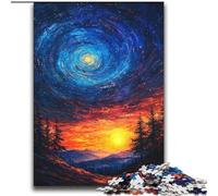 Rompecabezas de 2000 Piezas para Adultos y Adolescentes: El Cielo Nocturno de Van Gogh Entrena tu Cerebro y Tus Manos Regalos para Amigos y Familiares 70x100cm