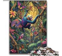 Rompecabezas de 2000 Piezas para Adultos y Adolescentes: Gibón de la Selva Tropical, un Juego desafiante y Familiar Una Obra de Arte para niños de 14 años, 70x100cm
