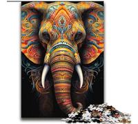 Rompecabezas de 2000 Piezas para Adultos y Adolescentes, Hermosos Elefantes Coloridos, Juegos educativos, decoración del hogar, Toda la Familia, 70x100cm