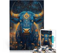 Rompecabezas de 2000 Piezas para Adultos y Adolescentes “Vaca artística” Hecho de Papel，Apto para Mayores de 14 años. Decoración artística del hogar Regalos de cumpleaños。tamaño：70x100cm