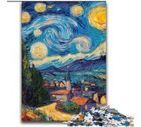 Rompecabezas de 2000 Piezas para Adultos y Adolescentes, Van Gogh, Cielo Nocturno, Campo, Juguete Educativo Intelectual descompresor, Gran Regalo y Juguetes, 70x100cm