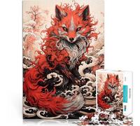 Rompecabezas de 2000 Piezas para Adultos “Zorro Rojo Joven” Hecho de Papel，para Mayores de 14 años Juego práctico Decoraciones hogar。tamaño：70x100cm/27.5x39.3pulgada