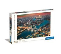 Clementoni Puzzle Collection London Aerial View - Puzzle De 2000 Piezas para Adultos, Rompecabezas Adultos, Entretenimento, 32082