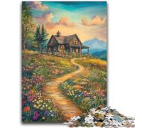 Rompecabezas de 2000 Piezas Vista de la Cabaña para Adolescentes y Adultos, Ideal como Juego Educativo, Juguete de desafío, decoración única para el hogar y Regalos (70x100cm)