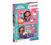 Clementoni Rompecabezas Gabby's Dollhouse 2 x 20 piezas