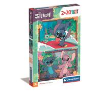Rompecabezas de 2x20 piezas Super Color 2x20 Disney Stitch