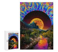 Rompecabezas de 300 PCS para adolescentes Desert Sunset Puzzles para adolescentes: juegos de relajación, regalos divertidos y humorísticos para reducir el estrés 300 PCS