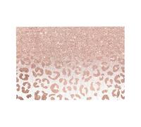 Rompecabezas de 300 Piezas con diseño de Leopardo Degradado con Purpurina Dorada Falsa para Adultos. Rompecabezas de Madera para Adultos Mayores.